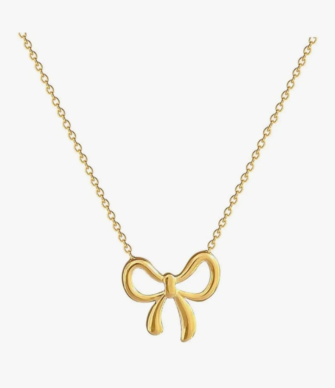 GOLDEN CHARM BOW PENDANT
