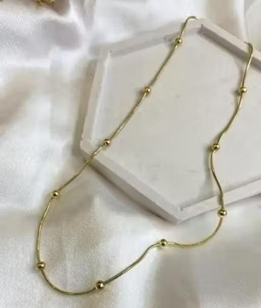 SIMPLE LUXE BEAD NECKLACE