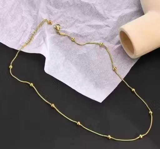 SIMPLE LUXE BEAD NECKLACE