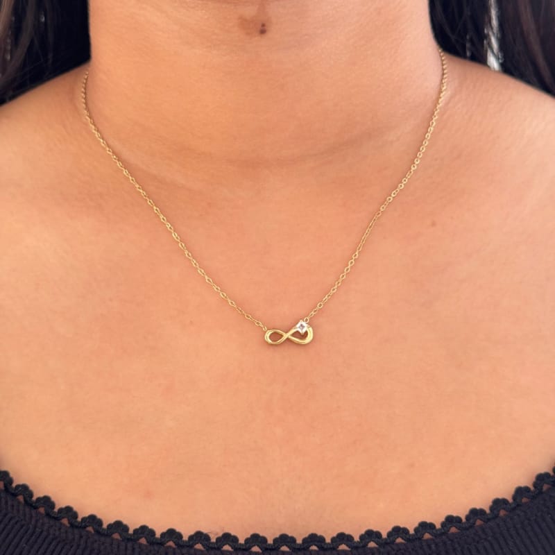 INFINITY DIAMOND NECKLACE