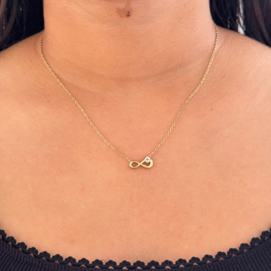 INFINITY DIAMOND NECKLACE