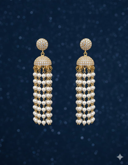 OPULENT PEARL JHUMKA