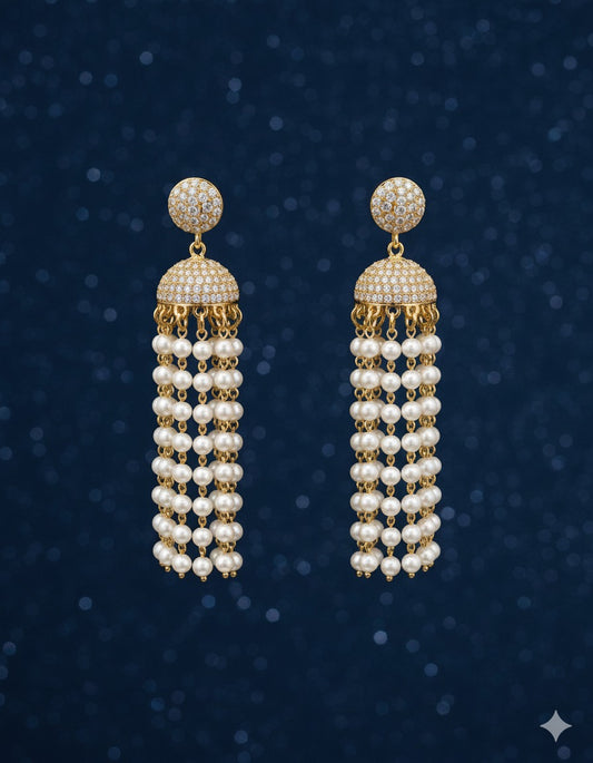 OPULENT PEARL JHUMKA