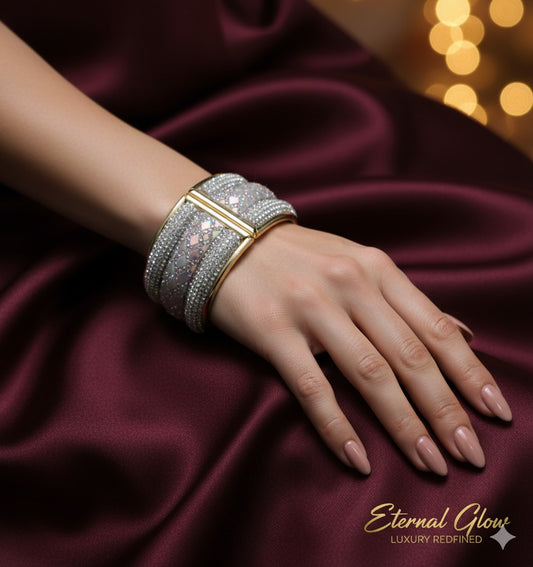 CRYSTAL PAVE AD BRACELET