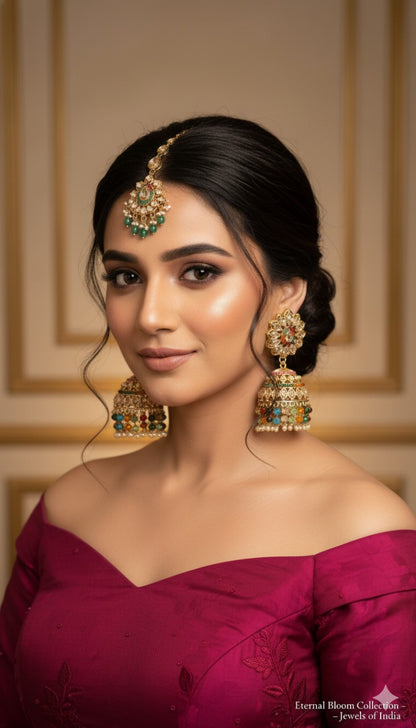 KUNDAN KALEIDOSCOPE R.AD SET