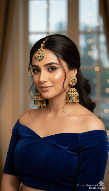 KUNDAN KALEIDOSCOPE R.AD SET