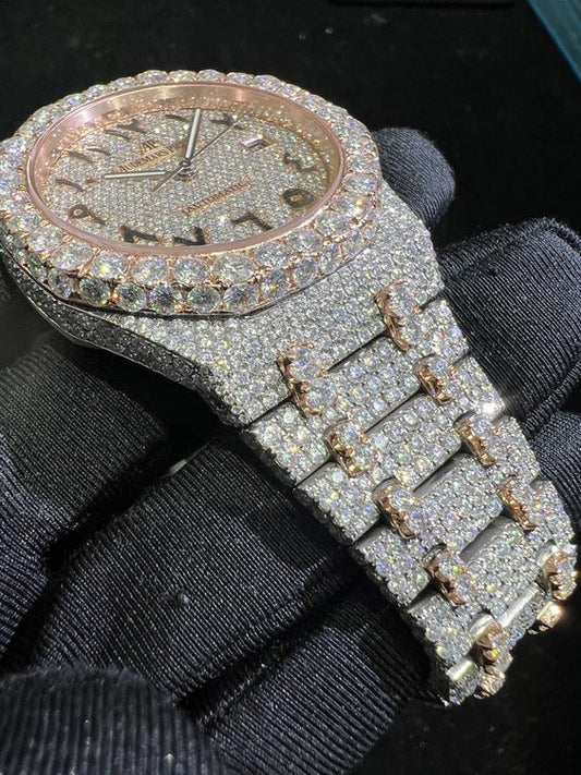 Iced  Gold Automatic Luxury Watch