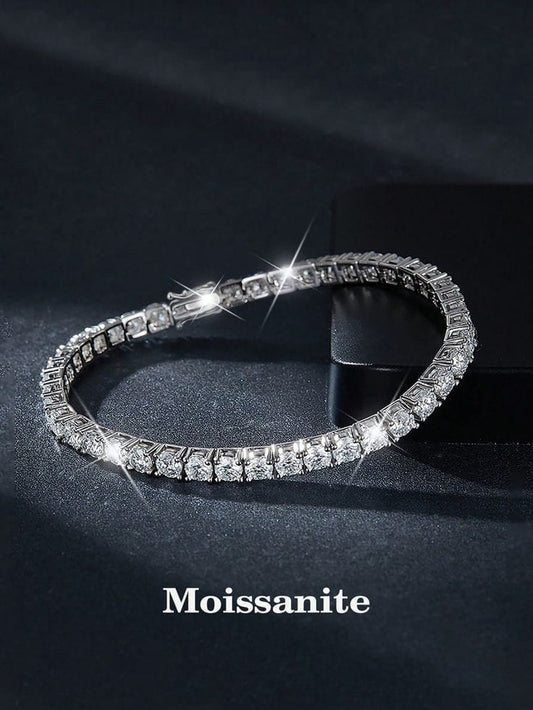 Moissanite Tennis Bracelet – Timeless Luxury