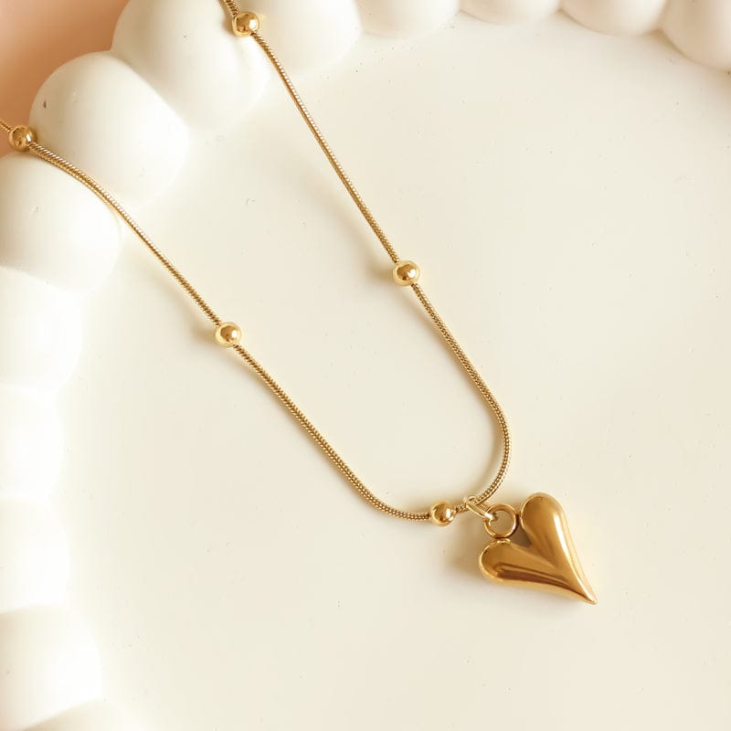 HEART CHOKER NECKLACE