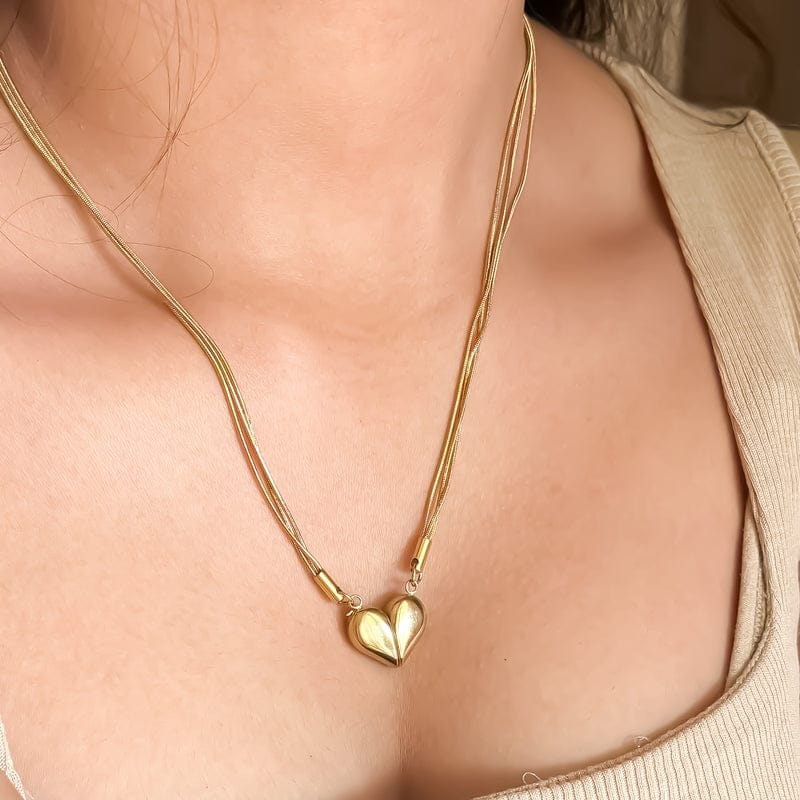 TWO WAY CONVERTIBLE HEART NECKLACE