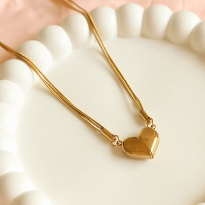 TWO WAY CONVERTIBLE HEART NECKLACE