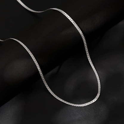 SILVER SLEEK CHAIN FOR MEN