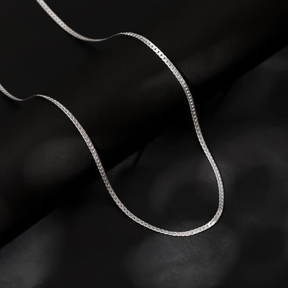SILVER SLEEK CHAIN FOR MEN