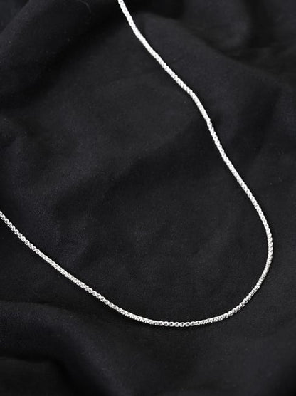 SILVER SLEEK CHAIN FOR MEN