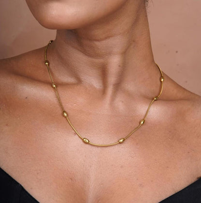 GOLDEN GLIMMER BEAD CHAIN