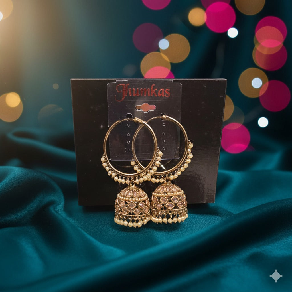 ELEGANCE HOOP JHUMKA