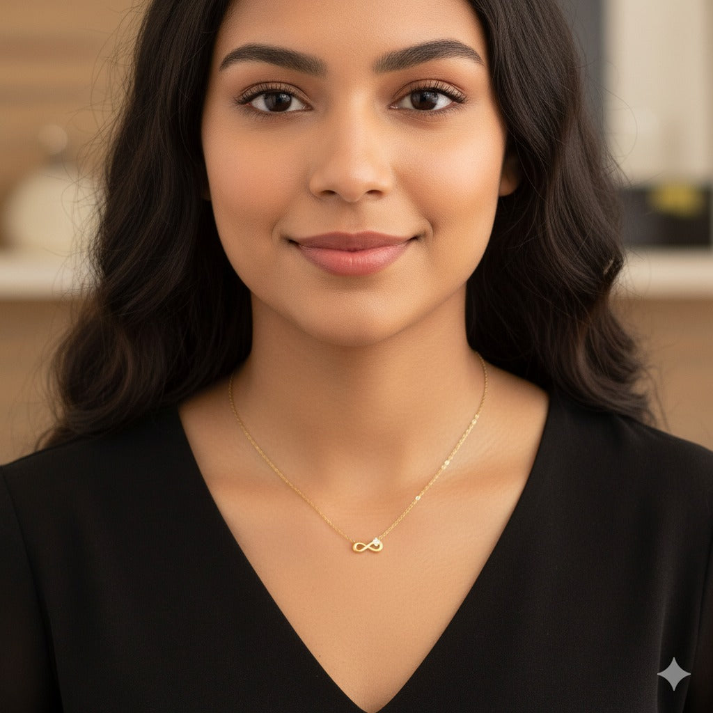 INFINITY DIAMOND NECKLACE