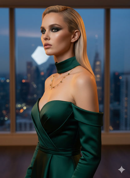 COLORFUL STONE CRYSTAL CHAIN