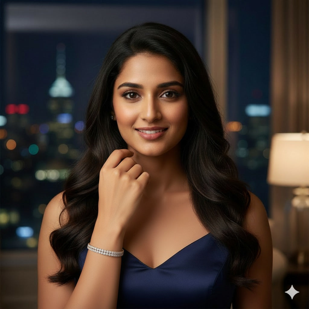 GLAM DUAL LINE BRACELET