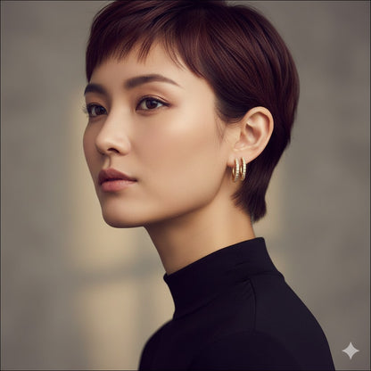 EARNING- HOOPS, CUFF