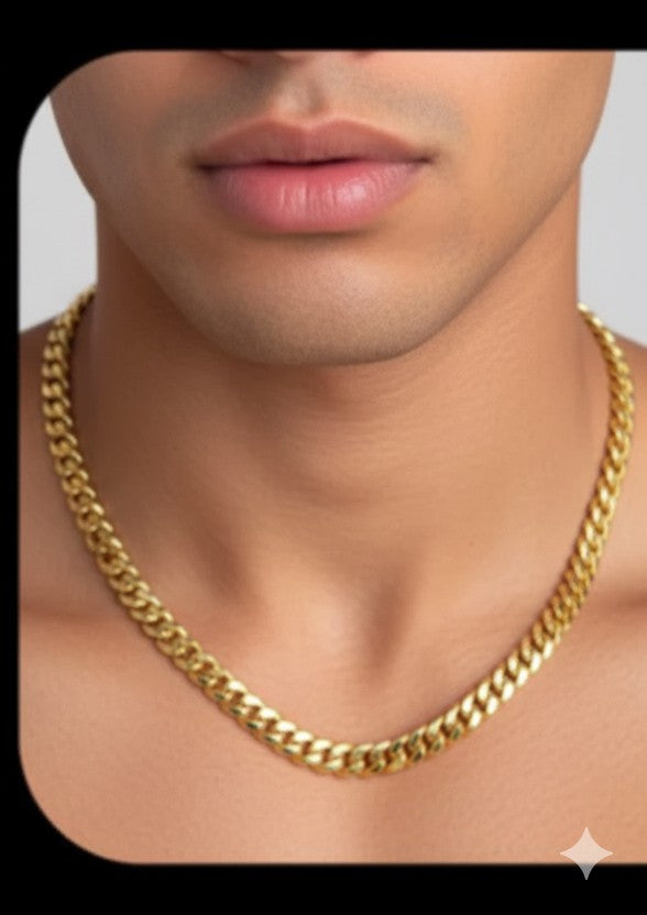 ICED CUBAN CHAIN - GOLD