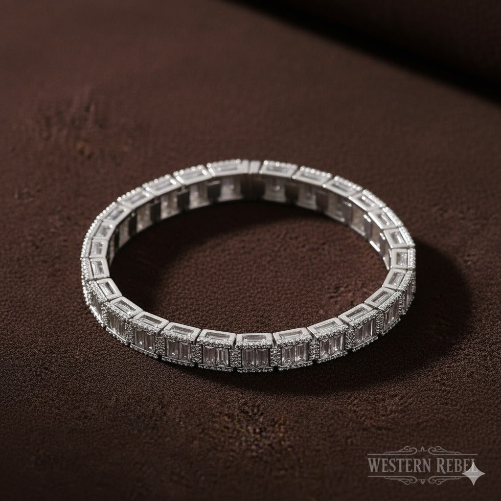 ARMBAND CRYSTAL BRACELET SILVER