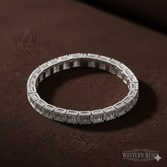 ARMBAND CRYSTAL BRACELET SILVER