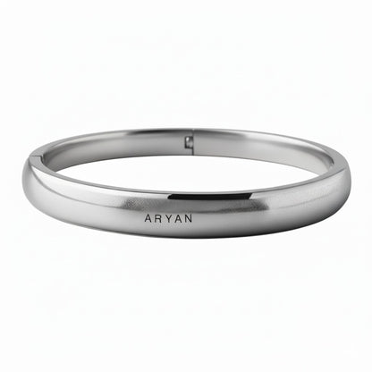 CUSTOMISED CLASSIC SNAP BRACELET - SILVER