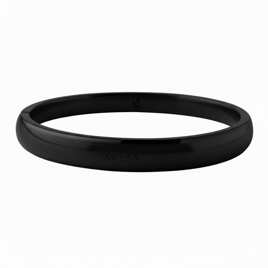 CUSTOMISED CLASSIC SNAP BRACELET - BLACK