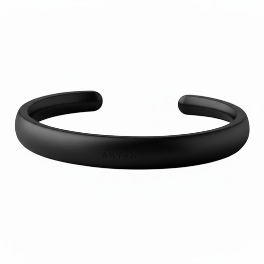 CUSTOMISED CLASSIC CUFF BRACELET-BLACK