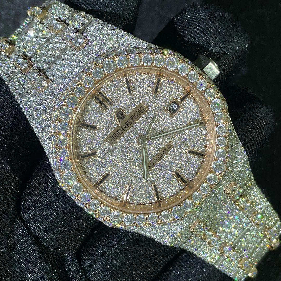 Iced  Gold Automatic Luxury Watch