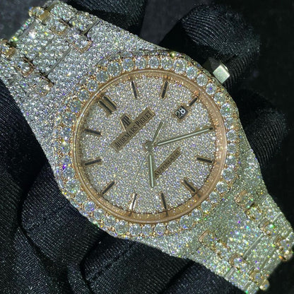 Iced  Gold Automatic Luxury Watch