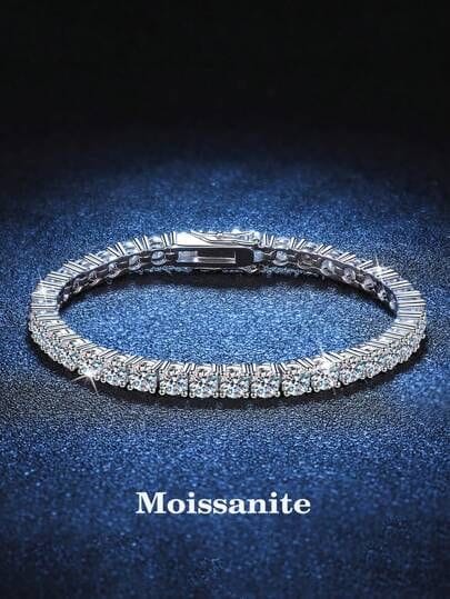 Moissanite Tennis Bracelet – Timeless Luxury