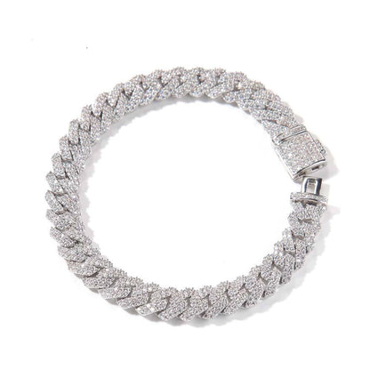 ICED ELITE CUBAN BRACELET (Moissanite/Cubic Zirconia )