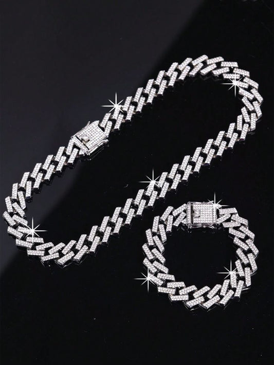 ICE CUBAN DRIP SET - SILVER