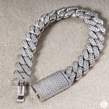 ICED ELITE CUBAN BRACELET (Moissanite/Cubic Zirconia )