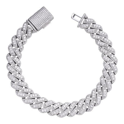ICED ELITE CUBAN BRACELET (Moissanite/Cubic Zirconia )