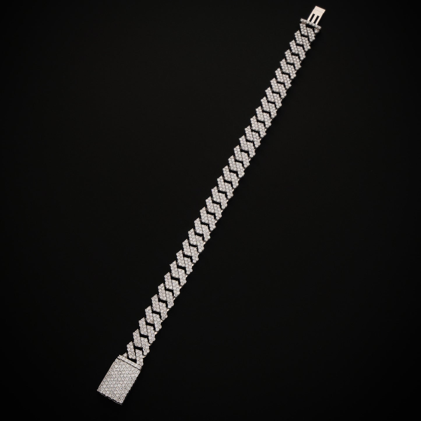 ICED ELITE CUBAN BRACELET (Moissanite/Cubic Zirconia )