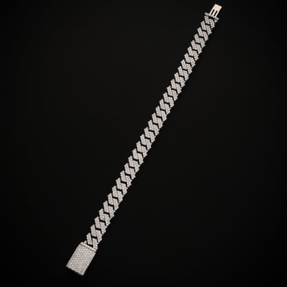 ICED ELITE CUBAN BRACELET (Moissanite/Cubic Zirconia )
