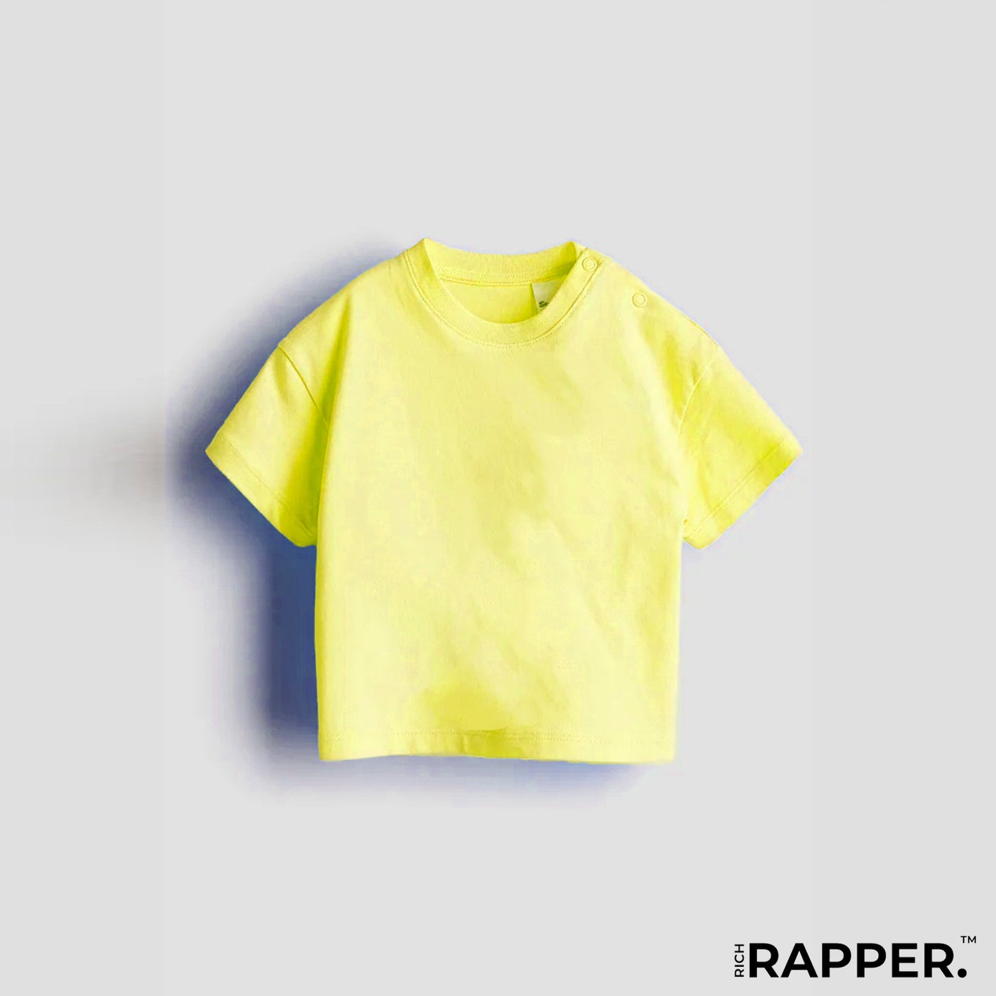 Plain Baby T-Shirt - Yellow (0-6 Years)