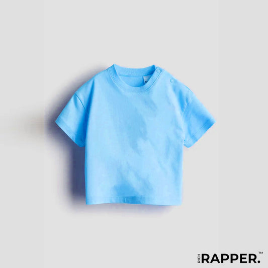 Plain Baby T-Shirt - Blue (0-6 Years)