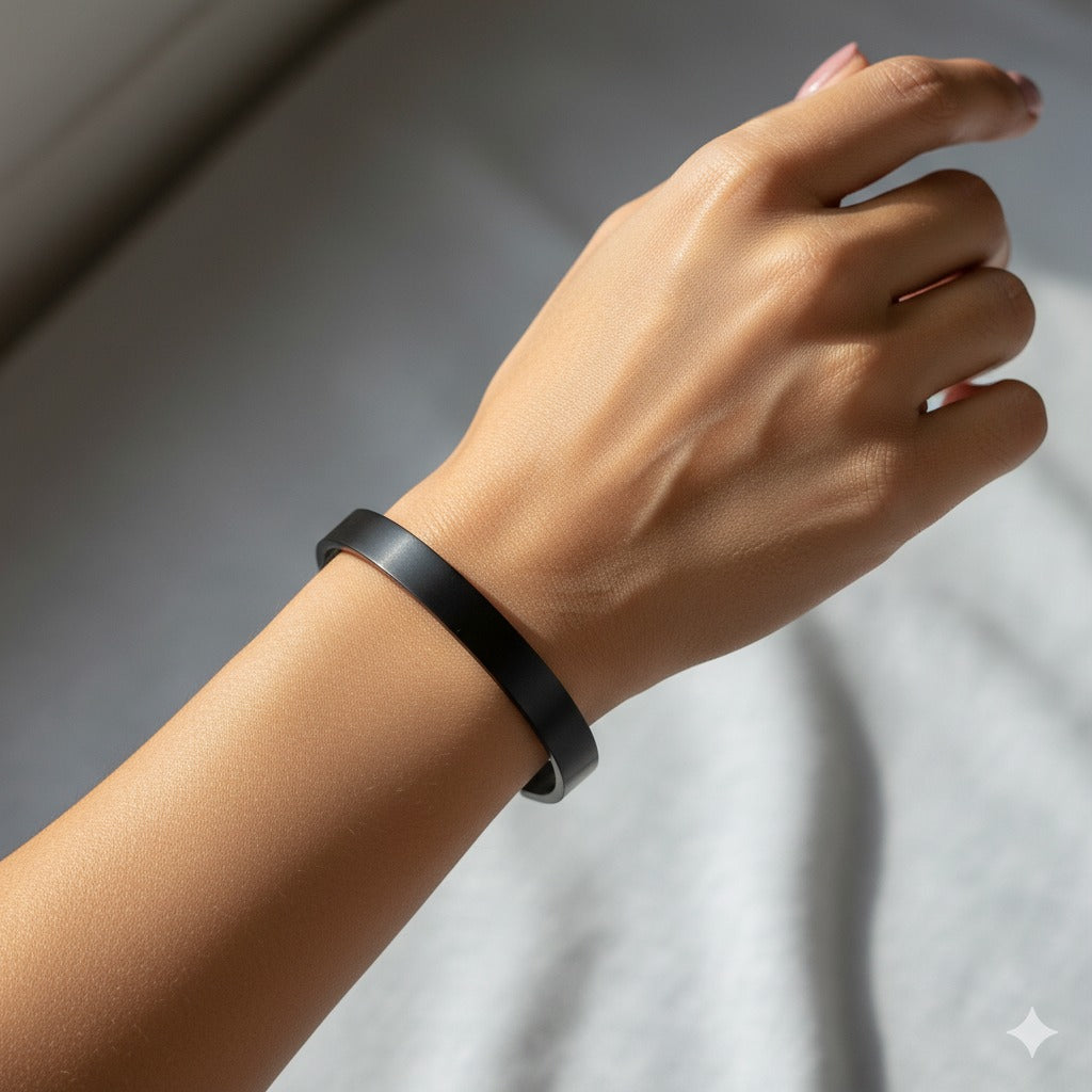 CUSTOMISED CLASSIC CUFF BRACELET-BLACK