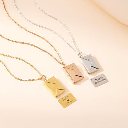 CUSTOMISED ENVELOP PENDANT