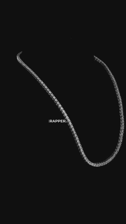 ICED TENNIS SET SILVER