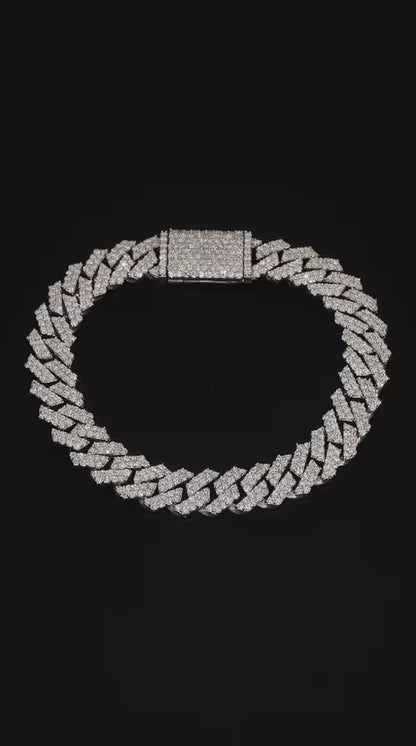 ICED ELITE CUBAN BRACELET (Moissanite/Cubic Zirconia )
