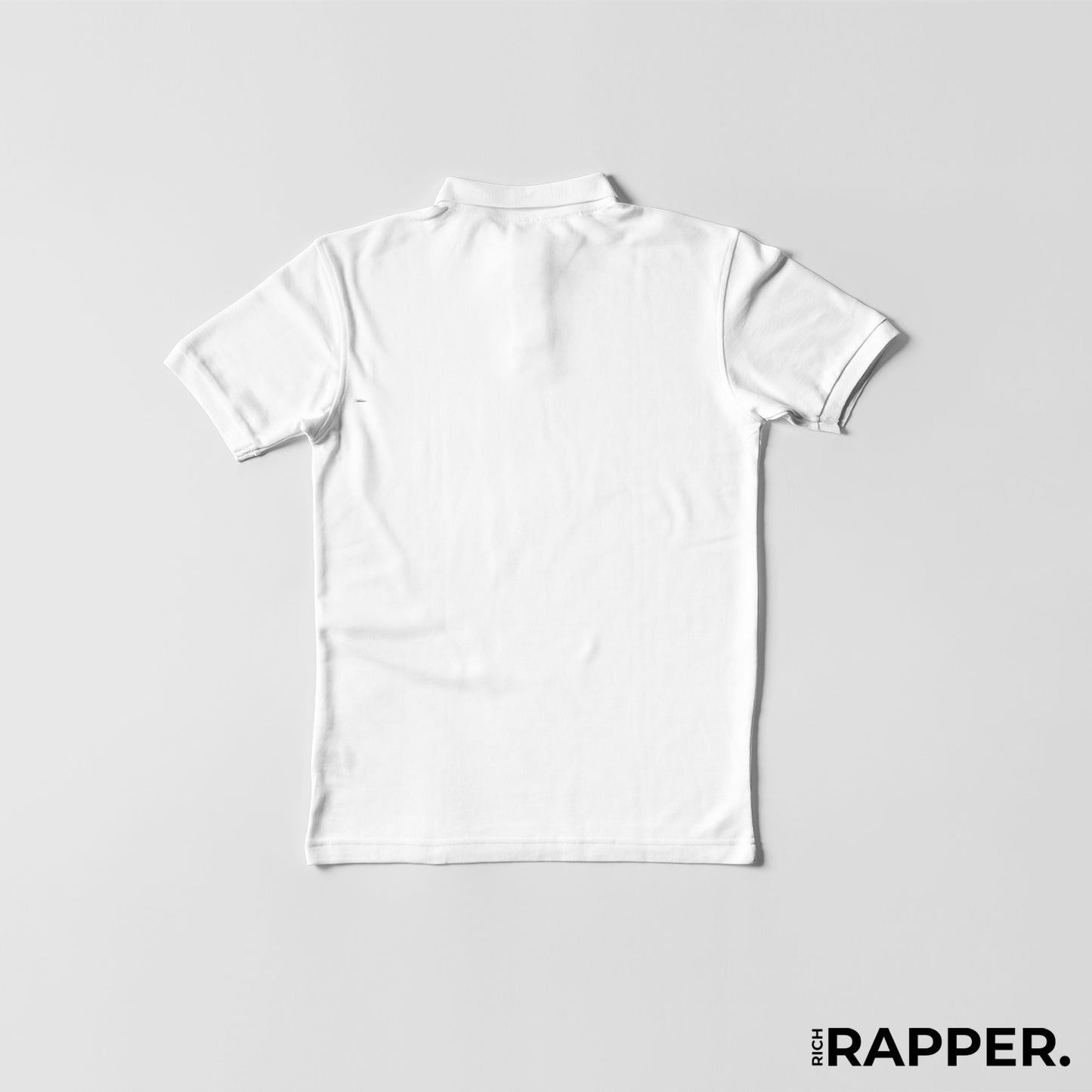 CUSTOM POLO T-SHIRT - WHITE