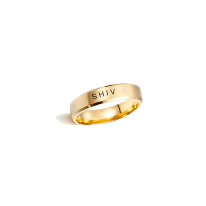 CUSTOMISED RING - BLACK / GOLD / SILVER